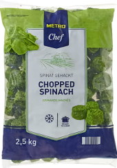 Špenát sekaný mražený Metro Chef