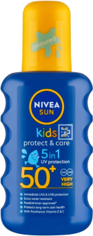 Sprej dětský barevný na opalování OF 50+ Sun Nivea