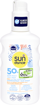 Sprej na opalování Ultra Sensitive OF 50+ Med Sundance