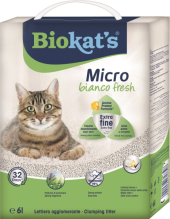 Stelivo pro kočky Micro Bianco Fresh Biokat's Gimpet