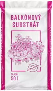 Substrát pro balkonové rostliny