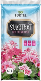 Substrát pro muškáty / pelargonie Fortel