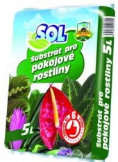Substrát pro pokojové rostliny SOL