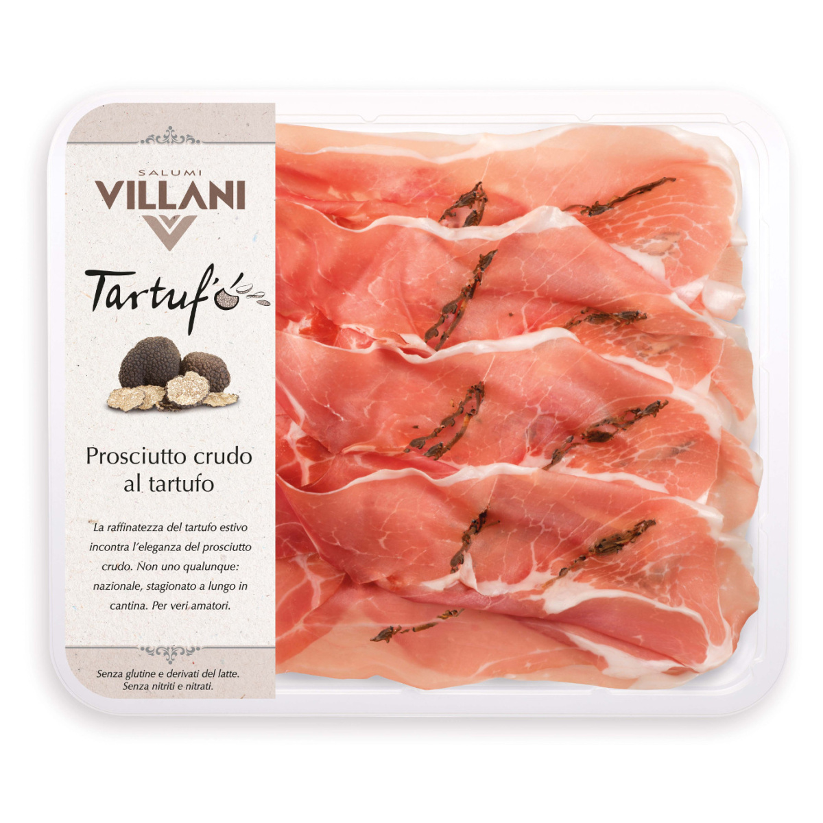 Šunka Prosciutto Crudo s černými lanýži Villani levně Kupi.cz