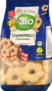 Sušenky Canestrelli veganské Viva il Gusto dm Bio