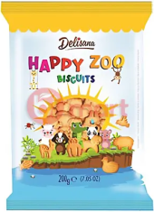 Sušenky Happy zoo Delisana