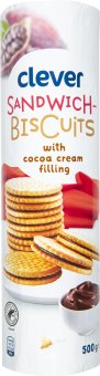 Sušenky Sandwich Clever
