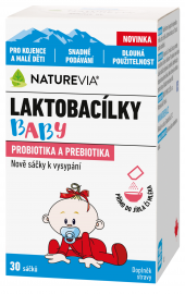 Suspenze probiotika Laktobacílky Baby NatureVia Swiss