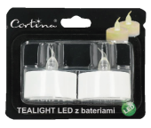 Svíčky hřbitovní LED Cortina