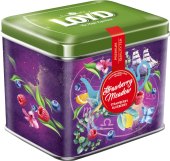 Sypaný ovocný čaj Jahodová louka Loyd - plechová dóza