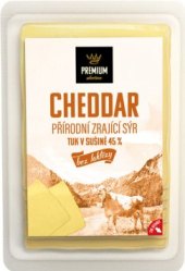 Sýr Cheddar bez laktózy Premium Bohušovická mlékárna