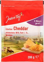 Sýr Cheddar strouhaný Jeden Tag