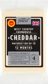 Sýr Cheddar West Country Farmhouse Tesco Finest