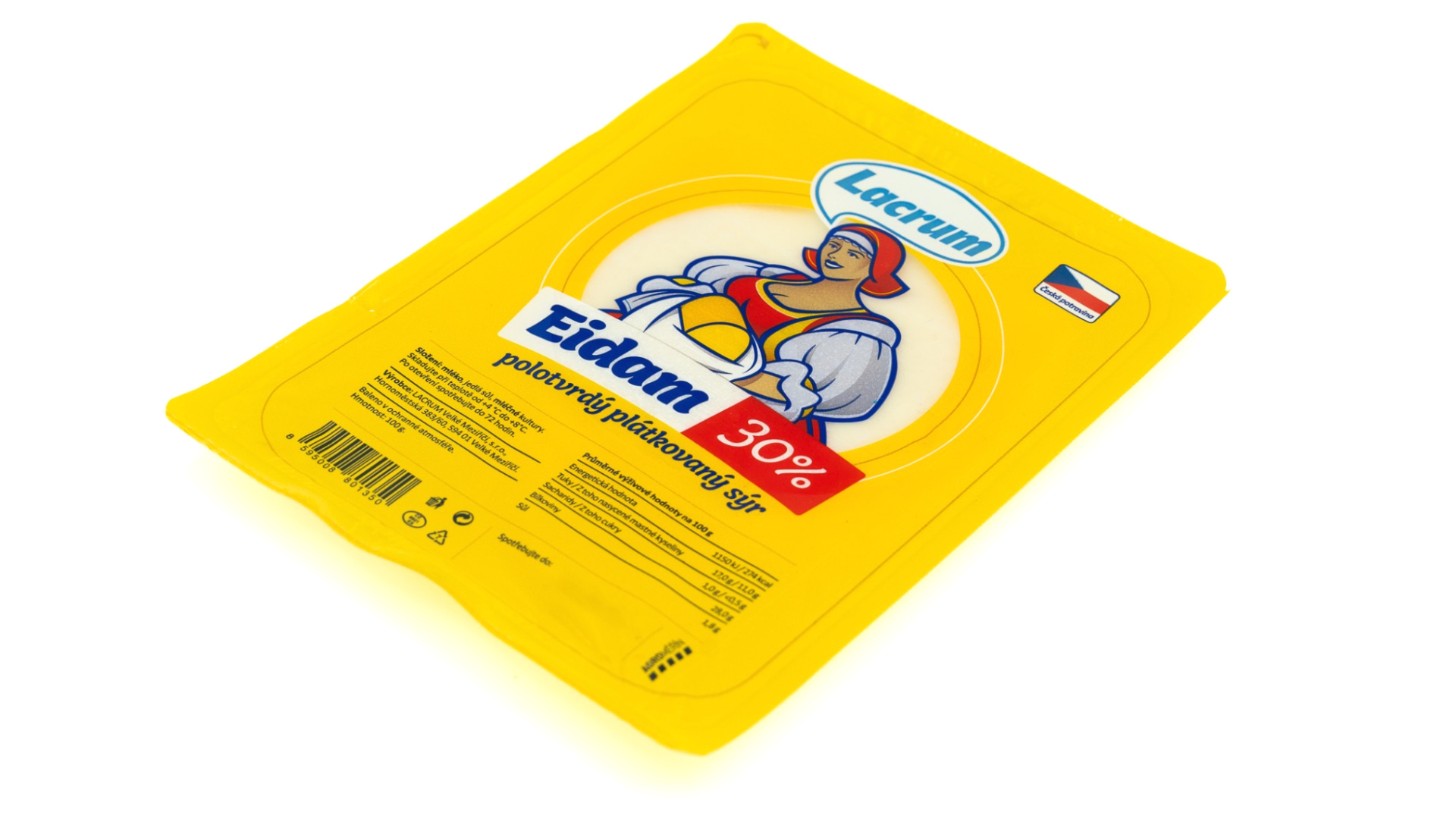 Sýr Eidam 30% Lacrum levně | Kupi.cz