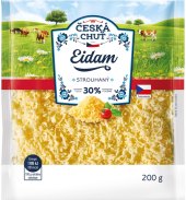 Sýr Eidam 30% strouhaný Česká chuť