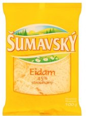 Sýr Eidam 45% strouhaný Šumavský