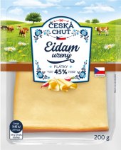 Sýr Eidam 45% uzený Česká chuť