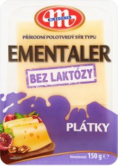 Sýr Ementál bez laktózy Mlekovita