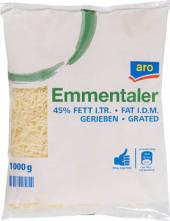 Sýr Emmentaler 45% strouhaný Aro