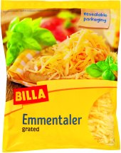 Sýr Emmentaler strouhaný Billa