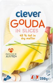 Sýr Gouda 45% Clever