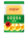 Sýr Gouda 48% Zlatý sýr Milkpol