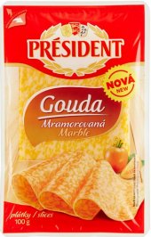 Sýr Gouda mramorovaná Président