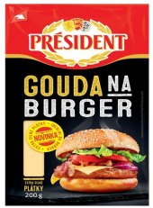 Sýr Gouda na burger Président