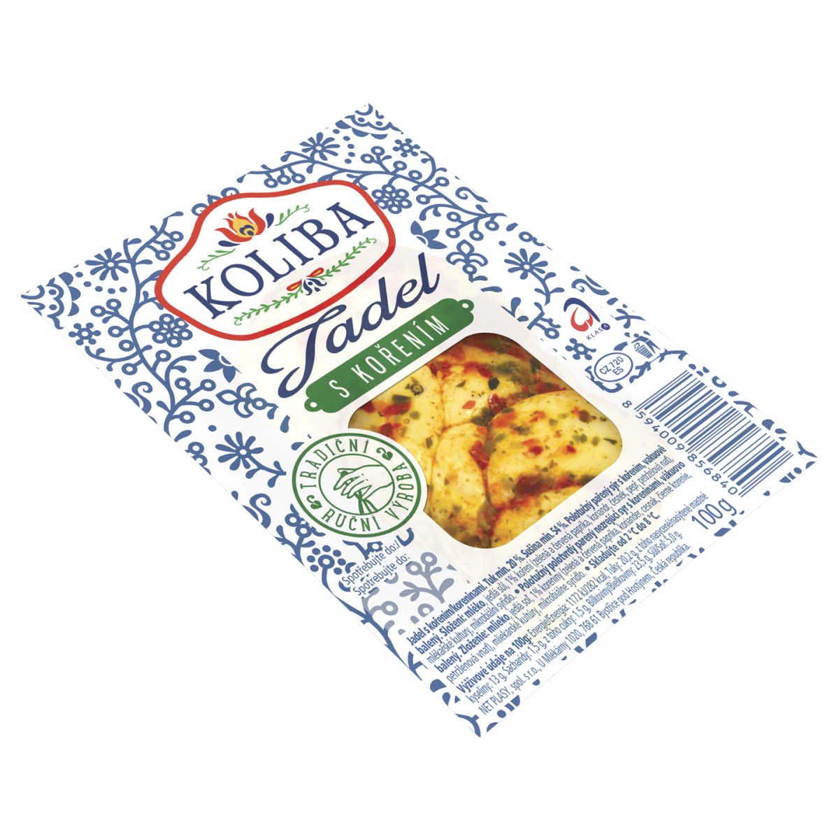 Sýr Jadel s kořením Koliba Bystřice pod Hostýnem, Mlékárna Bystřice pod ...