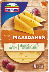 Sýr Maasdamer 48% bez laktózy Hochland