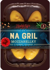 Sýr mozzarelky z udírny na gril Zlatý sýr