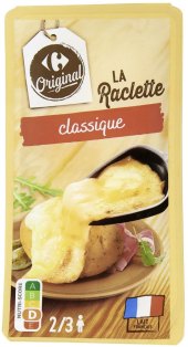 Sýr Raclette classic Original Carrefour