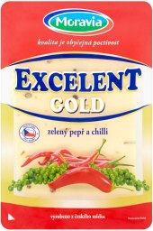 Sýr se zeleným pepřem a chilli Gold Excelent Moravia