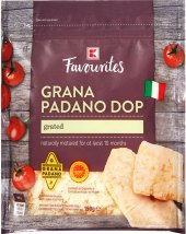 Sýr strouhaný Grana Padano K-Favourites