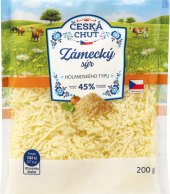 Sýr zámecký 45% strouhaný Česká chuť