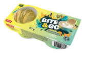 Sýrová svačinka a čočkový snack Tany Bite & Go