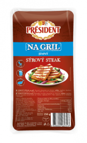 Sýrový steak na gril Président