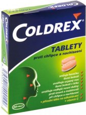 Tablety proti nachlazení Coldrex