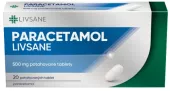 Tablety na horečku a bolest Paracetamol Livsane