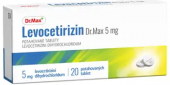 Tablety na zmírnění alergie Levocetirizin Dr.Max