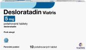 Tablety proti alergii Desloratadin Viatris