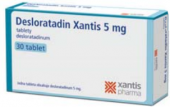 Tablety proti alergii Desloratadin Xantis Pharma