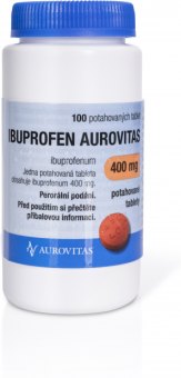 Tablety proti bolesti 400 Ibuprofen Aurovitas