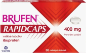 Tablety proti bolesti Brufen Rapidcaps 400 Viatris