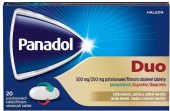 Tablety proti bolesti Panadol Duo