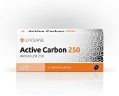 Tablety proti průjmu Active Carbon Livsane