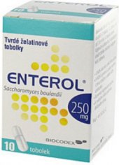 Tablety proti průjmu Enterol