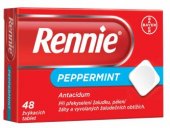 Žvýkací tablety proti pálení žáhy Rennie