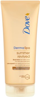 Tělové mléko tónovací DermaSpa Dove