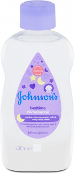 Tělový olej pro dobré spaní dětský Bedtime Johnson's Baby